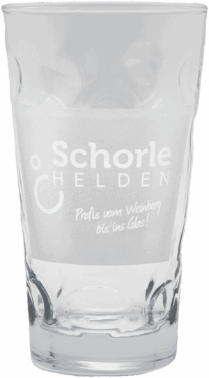 Schorle-Helden-Dubbeglas
